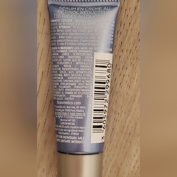 💚5/$25 IT Cosmetics Hello Results Wrinkle Reducing Daily Retinol Serum Cream - Picture 3 of 4